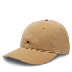 Czapka z daszkiem Tommy Hilfiger. Brązowe czapki męskie Tommy Hilfiger, bez wzorów. Za 99.99 zł.