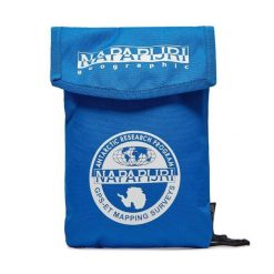 Saszetka Napapijri. Niebieskie saszetki męskie Napapijri, bez wzorów, młodzieżowe, małe. Za 139.99 zł.