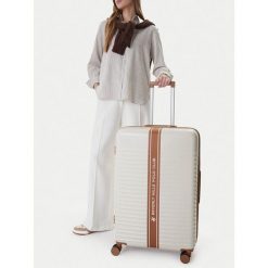 Walizka duża Beverly Hills Polo Club. Brązowe walizki męskie Beverly Hills Polo Club, bez wzorów, duże. Za 399.99 zł.