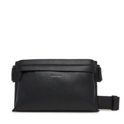 Nerka Calvin Klein. Czarne saszetki męskie Calvin Klein, bez wzorów, małe. Za 349.99 zł.