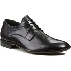 Półbuty LLOYD - Garvin 13-055-00 Czarny. Czarne eleganckie półbuty męskie Lloyd, z materiału, eleganckie, bez obcasa, bez zapięcia. W wyprzedaży za 399.00 zł.