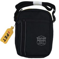 Saszetka na ramię Caterpillar Peoria City Bag pojemność 2,5 L. Czarne saszetki męskie CATerpillar, bez wzorów, na ramię. Za 89.99 zł.