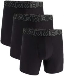 Under Armour Bokserki męskie UNDER ARMOUR Czarne - 3 PAK Performance Tech L. Czarne bokserki męskie Under Armour, l, bez wzorów. Za 108.90 zł.