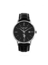 U.S. Polo Assn. Zegarek Dorian USP7274BK Czarny. Czarne, analogowe zegarki męskie U.S. Polo Assn. Za 359.99 zł.