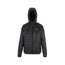 Kurtka puchowa Regatta Rowak. Czarne kurtki męskie Regatta, bez wzorów, z puchu, sportowe, bez ramiączek, bez kaptura. Za 149.99 zł.