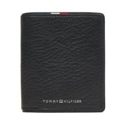 Portfel Tommy Hilfiger. Czarne portfele męskie Tommy Hilfiger, bez wzorów. Za 249.99 zł.