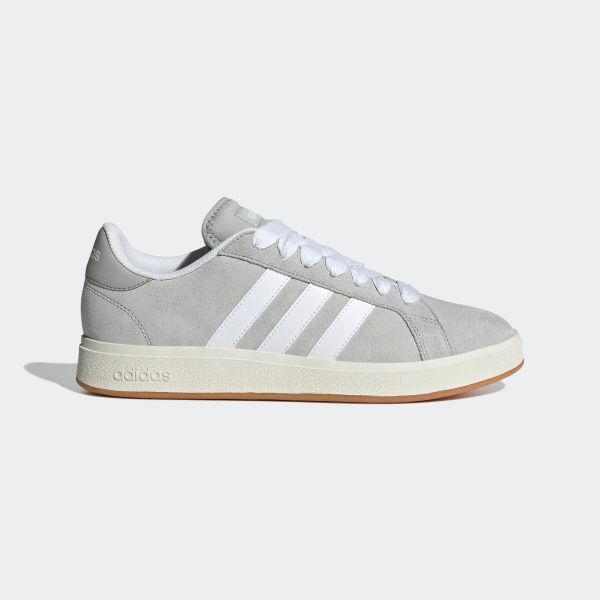 Sneakersy męskie ADIDAS Grand Court Base 00s. Szare buty sportowe na co dzień męskie ADIDAS, m, bez wzorów, z gumy, klasyczne, bez ramiączek, bez kaptura, trekkingowe. Za 289.99 zł.
