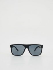 Okulary przeciwsłoneczne z polaryzacją - czarny. Czarne okulary przeciwsłoneczne męskie Reserved, bez wzorów. W wyprzedaży za 39.99 zł.