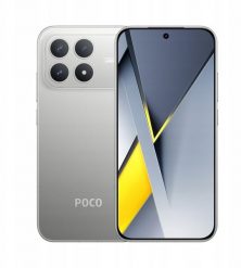 Smartfon POCO MOBILE PHONE F8 PRO/12/256GB SILVER MZB0M60EU MZB0M60EU (6932554474324). Szare smartfony POCO. Za 2,543.76 zł.