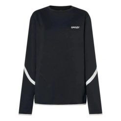 Oakley Bluza Roam Commuter Rc Crew Foa404798-02E. Czarne bluzy nierozpinane męskie Oakley, m, bez wzorów, bez ramiączek, bez kaptura. Za 377.99 zł.