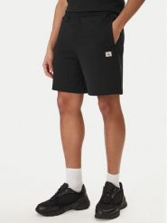 Calvin Klein Jeans Szorty sportowe Badge LV04RF282G Czarny Regular Fit. Czarne szorty sportowe męskie Calvin Klein Jeans, bez wzorów, z bawełny, sportowe. Za 289.99 zł.