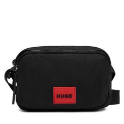 Saszetka HUGO. Czarne saszetki męskie Hugo, bez wzorów, małe. Za 379.99 zł.