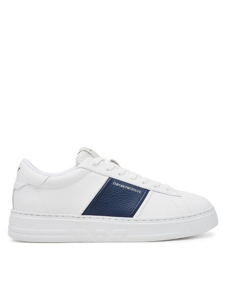 Emporio Armani Sneakersy X4X570 XN840 T849 Biały. Białe buty sportowe na co dzień męskie Emporio Armani, m, bez wzorów, ze skóry, bez ramiączek, bez kaptura. Za 729.99 zł.