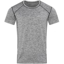 Męska Sportowa Koszulka Odblaskowa Z Recyklingu. Szare t-shirty sportowe męskie Stedman, m, bez wzorów, sportowe, bez ramiączek. Za 87.99 zł.