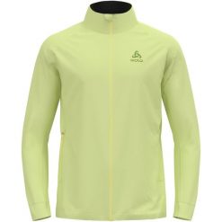 Kurtka techniczna męska ODLO Brensholmen Jacket. Zielone kurtki męskie Odlo, m, bez wzorów, sportowe, bez ramiączek, bez kaptura. W wyprzedaży za 317.99 zł.