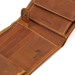 TMC Portfel męski TMC 015m koniak Ultimate Quality RFID. Portfele męskie TMC, bez wzorów. Za 189.00 zł.