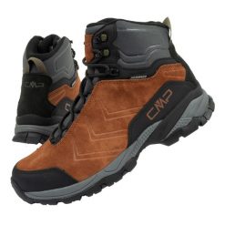 Buty męskie trekkingowe CMP Melnick. Brązowe buty sportowe na co dzień męskie CMP, m, bez wzorów, ze skóry, bez ramiączek, bez kaptura. Za 406.99 zł.