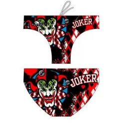 Kąpielówki męskie spodenki kąpielowe slipy Turbo Hombre Crazy Joker. Czerwone kąpielówki męskie TURBO, m, bez wzorów. Za 129.99 zł.