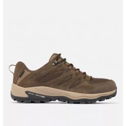 Buty COLUMBIA REDMOND IV LOW WP Brązowy. Brązowe buty trekkingowe męskie Columbia, bez wzorów, ze skóry, bez zapięcia, trekkingowe. Za 411.99 zł.