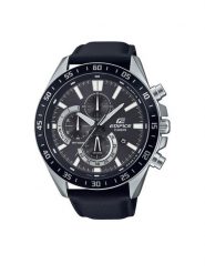 Casio Zegarek Edifice EFV-620L-1AVUEF Czarny. Czarne zegarki męskie Casio. Za 489.99 zł.