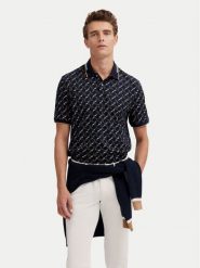 Bugatti Polo 8150-75032C Granatowy Regular Fit. Niebieskie koszulki polo męskie Bugatti, l, bez wzorów, z syntetyku, bez kołnierzyka, bez ramiączek. Za 319.99 zł.