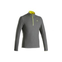 Polar turystyczny MH500 męski. Brązowe bluzy z polaru męskie QUECHUA, m, bez wzorów, z materiału, bez ramiączek, bez kaptura. Za 39.99 zł.