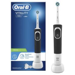 Oral-B Elektryczna Szczoteczka Do Zębów Vitality 100 Crossaction, Black. Szczoteczki elektryczne marki ORAL-B. Za 80.00 zł.