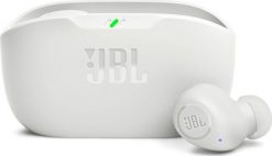 Słuchawki JBL Wave Buds białe (JBLWBUDSWHT). Białe słuchawki bluetooth JBL. Za 286.05 zł.