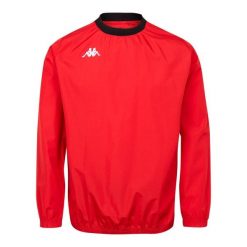 Bluza Kappa Gaggio. Czerwone bluzy nierozpinane męskie Kappa, m, bez wzorów, sportowe, bez ramiączek, bez kaptura. Za 218.50 zł.