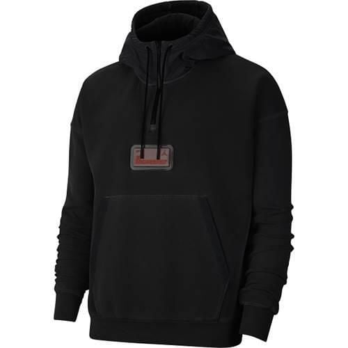 Bluza sportowa męska Nike M J 23ENG Flc PO Hoodie. Czarne bluzy nierozpinane męskie Nike, m, bez wzorów, z kapturem. Za 489.00 zł.