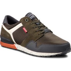 Sneakersy LEVI'S - 227823-837-37 Dark Khaki. Zielone buty sportowe na co dzień męskie Levi's, z materiału, klasyczne. W wyprzedaży za 219.00 zł.