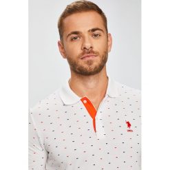 U.S. Polo - Polo. Szare koszulki polo męskie U.S. Polo, z bawełny, polo, z krótkim rękawem. W wyprzedaży za 219.90 zł.