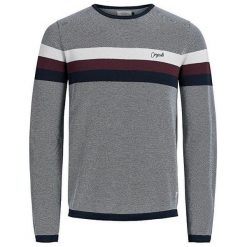 Jack&Jones Męska Sweter Jorlabour Knit Crew Neck Fiery Red (Rozmiar M). Swetry męskie marki Jack&Jones. W wyprzedaży za 126.00 zł.