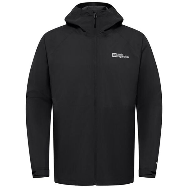 Kurtka przeciwdeszczowa męska Jack Wolfskin Prelight 2.5L LT. Czarne kurtki męskie Jack Wolfskin, l, bez wzorów, sportowe, bez ramiączek, bez kaptura. Za 589.99 zł.