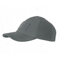 Czapka baseballowa z daszkiem. Szare czapki męskie Helikon-Tex, bez wzorów, sportowe. Za 80.99 zł.