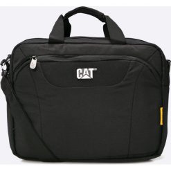 Caterpillar - Torba Mess. Czarne torby na laptopa męskie CATerpillar, w paski, z materiału. W wyprzedaży za 199.90 zł.