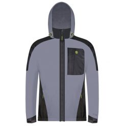 Proviz outdoorowa kurtka odblaskowa z kapturem. Szare kurtki męskie PROVIZ, xl, bez wzorów, sportowe, bez ramiączek, z kapturem. Za 986.50 zł.