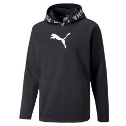 Bluza z kapturem Puma Train. Czarne bluzy nierozpinane męskie Puma, bez wzorów, eleganckie, bez ramiączek, z kapturem. Za 99.00 zł.