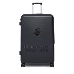 Walizka duża Beverly Hills Polo Club. Niebieskie walizki męskie Beverly Hills Polo Club, bez wzorów, duże. Za 399.99 zł.