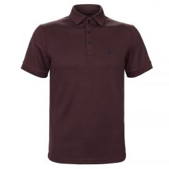 Koszulka polo z krótkim rękawem męska King Equestrian Edwin 23AW. Brązowe koszulki polo męskie KING EQUESTRIAN, m, bez wzorów, sportowe, bez kołnierzyka, bez ramiączek. Za 194.99 zł.