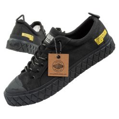 Buty trampki sportowe unisex Palladium Palla Ace Lo Surplus. Czarne trampki męskie Palladium, bez wzorów, sportowe, bez zapięcia. Za 259.00 zł.