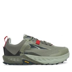 Buty do biegania Altra. Zielone buty do biegania męskie Altra, bez wzorów, z gore-texu, bez zapięcia, do biegania, gore-tex. Za 799.99 zł.