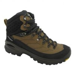 Buty trekkingowe męskie Grisport Marrone Scuro Nabuk. Brązowe buty zimowe męskie Grisport, bez wzorów, z gumy, sportowe, za kostkę, bez obcasa, bez zapięcia. Za 634.00 zł.