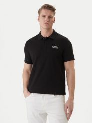 KARL LAGERFELD Polo 745780 562235 Czarny Regular Fit. Czarne koszulki polo męskie KARL LAGERFELD, l, bez wzorów, z bawełny, bez kołnierzyka, bez ramiączek. Za 299.99 zł.