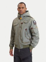 Parajumpers Kurtka przejściowa Gobi 26SMPMJKMA01 Zielony Regular Fit. Zielone kurtki męskie Parajumpers, m, bez wzorów, z syntetyku, bez ramiączek, bez kaptura. Za 2,269.00 zł.