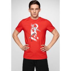 T-shirt męski TSM233 - czerwony. T-shirty męskie marki 4f. Za 59.99 zł.