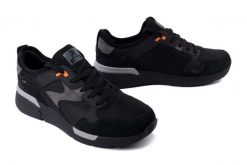 RIEKER TEX U1403-01 black, półbuty męskie. Czarne eleganckie półbuty męskie Rieker, bez obcasa, bez zapięcia. Za 439.90 zł.