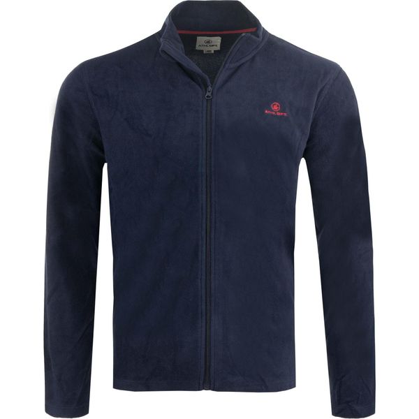 Męska Bluza Athl DPT Jurassic - Komfort i Styl. Niebieskie bluzy nierozpinane męskie GLENMUIR, m, bez wzorów, z poliesteru, casualowe, bez ramiączek, bez kaptura. Za 148.99 zł.