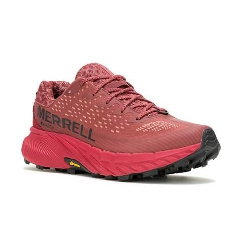 Buty do biegania męskie Merrell Agility Peak 5 Gtx. Czerwone buty do biegania męskie Merrell, bez wzorów, z materiału, bez zapięcia, do biegania. Za 807.00 zł.