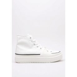 Buty Converse Chuck Taylor All Star Construct Białe. Białe buty sportowe na co dzień męskie Converse, m, bez wzorów, eleganckie, bez ramiączek, bez kaptura. Za 400.50 zł.